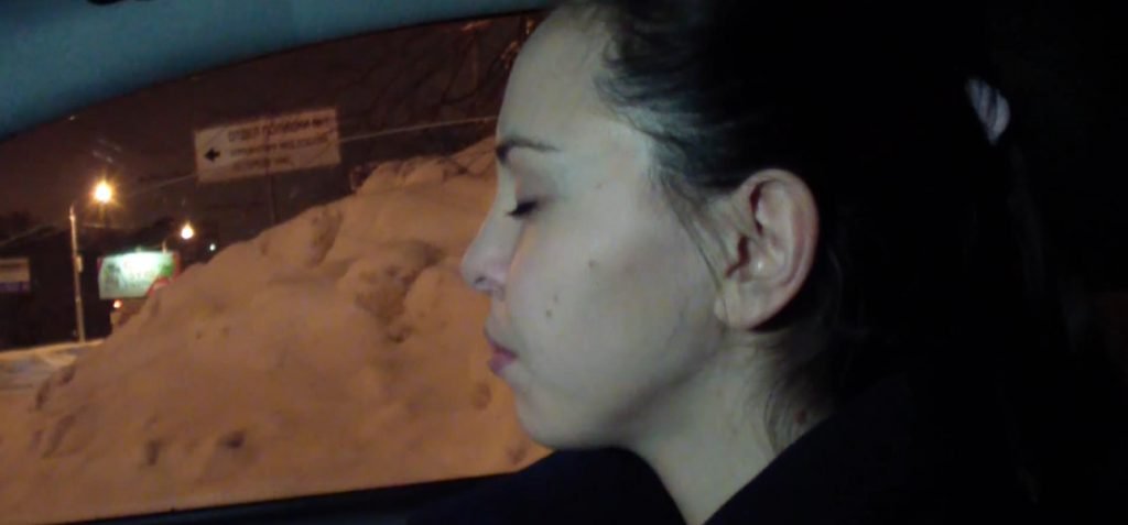 Pooalina - Young Alina Smoking And Pooping In The Car - 2