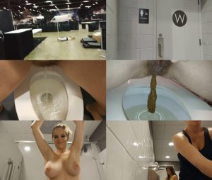 CandieCane – Public Porn Convention Pee and Surprise Poop (FHD-1080p)