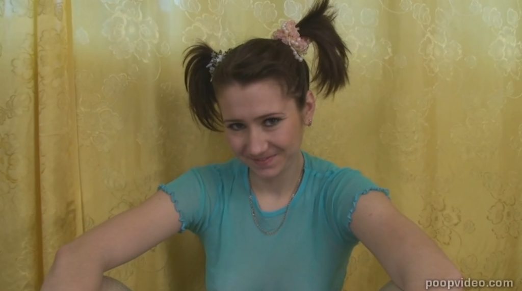 Second scat video with russian shit loving girl (Krasnova) Image 1